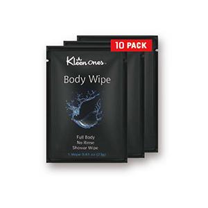 Single body wipes